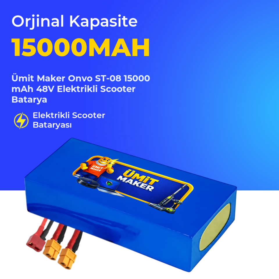 Onvo ST-08 15000 mAh 48V Elektrikli Scooter Batarya