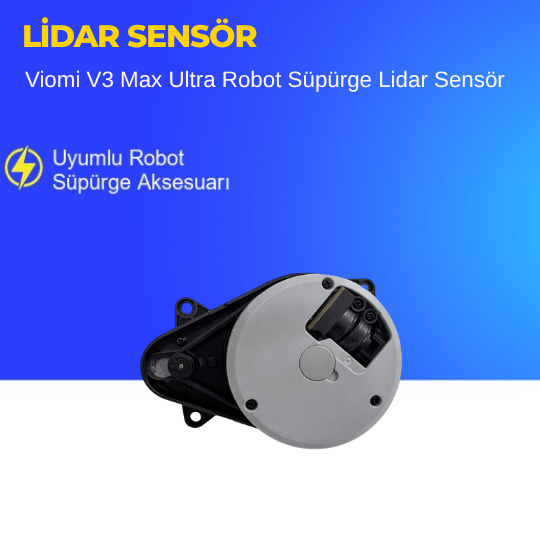 Viomi V3 Max Ultra Robot Süpürge Lidar Sensör