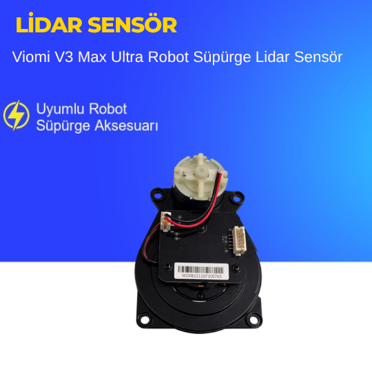 Viomi V3 Max Ultra Robot Süpürge Lidar Sensör