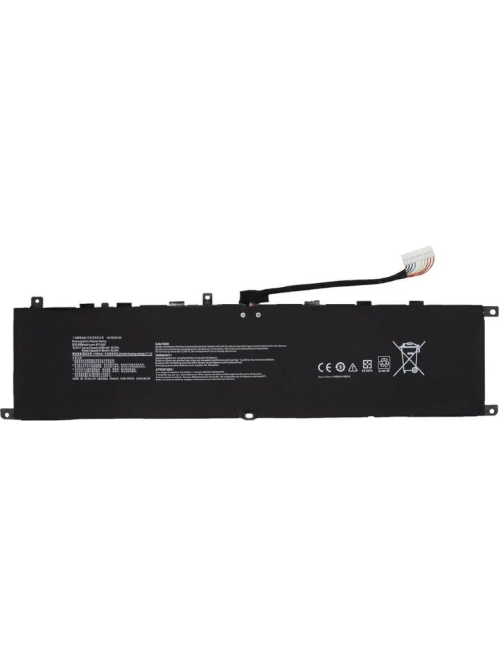 Monster Msı Vector 12UH  Batarya Notebook Batarya Notebook  Uyumlu Batarya  – Orjinal Uyumlu, Yüksek Performanslı
