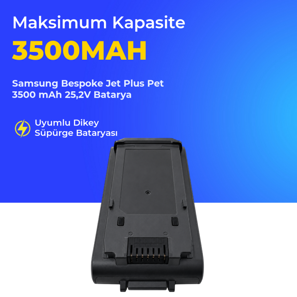 Samsung Bespoke Jet Plus Pet 3500 mAh 25,2V Batarya