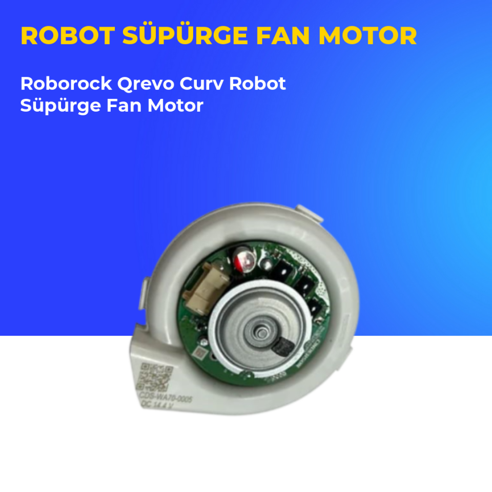 Roborock Qrevo Curv Robot Süpürge Fan Motor
