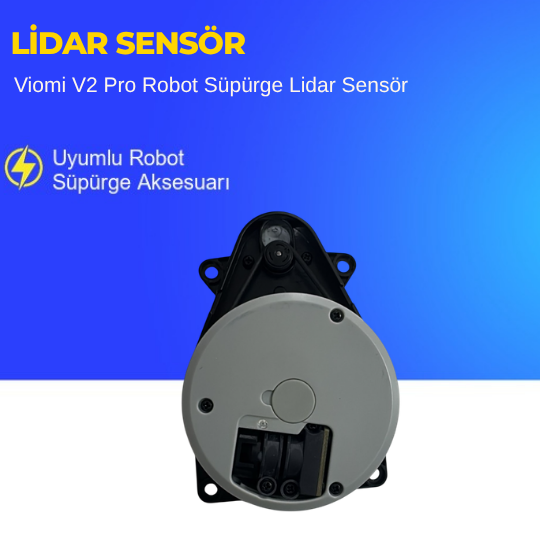 Viomi V2 Pro Robot Süpürge Lidar Sensör