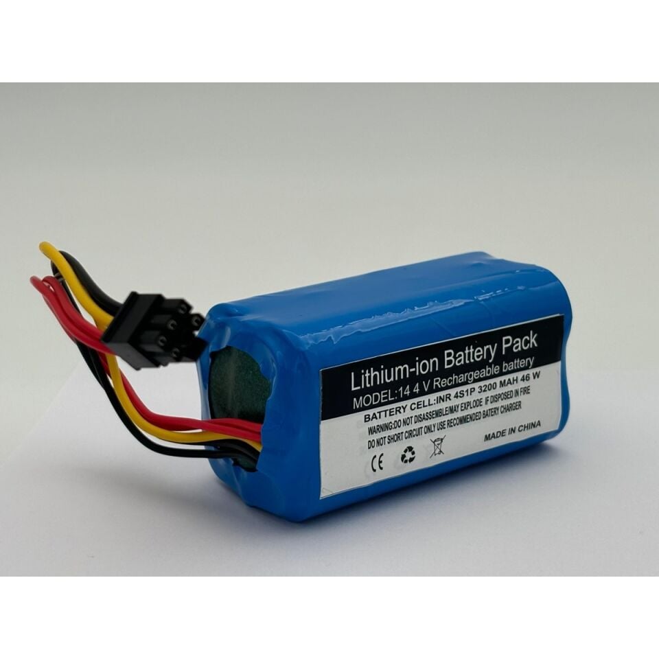 360 S10  Robot Süpürge 3200 mAh 14.4 V  Batarya – Orjinal Uyumlu Uzun Ömürlü, Yüksek Performans Pil
