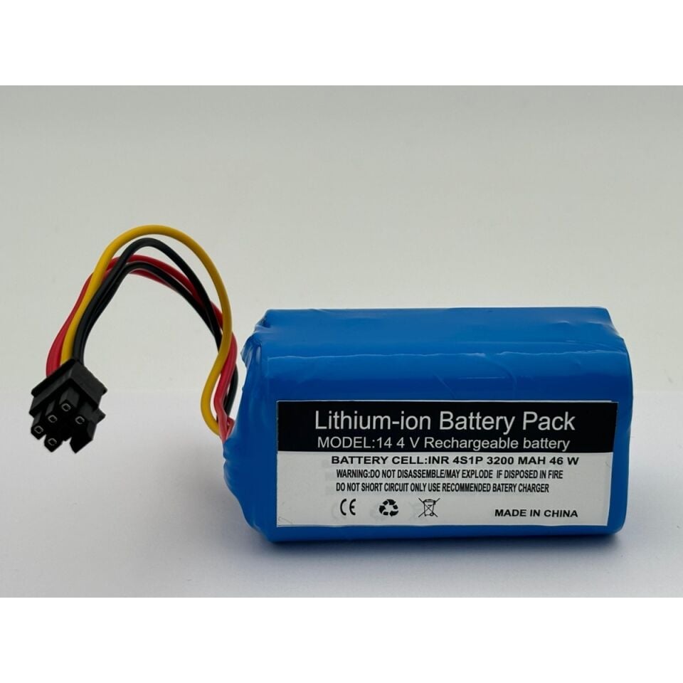 360 S10  Robot Süpürge 3200 mAh 14.4 V  Batarya – Orjinal Uyumlu Uzun Ömürlü, Yüksek Performans Pil