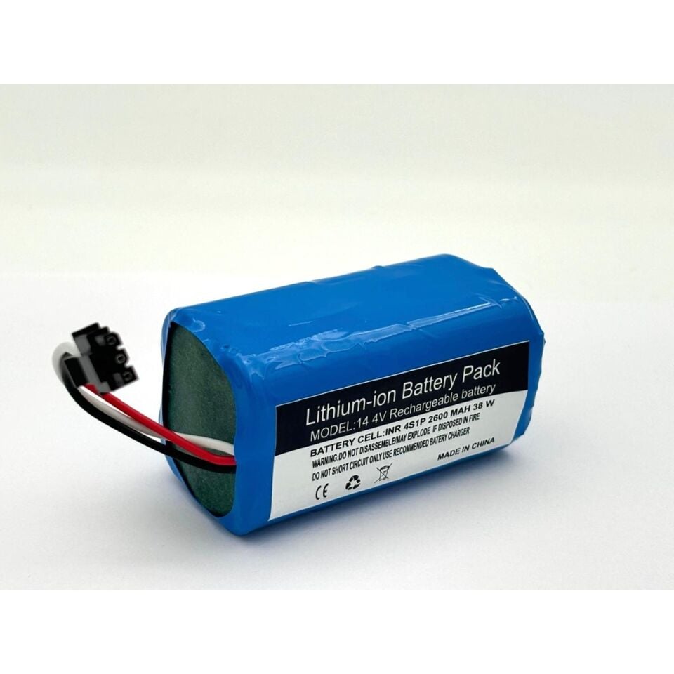 360 S5  Robot Süpürge 2600 mAh 14.4 V  Batarya – Orjinal Uyumlu Uzun Ömürlü, Yüksek Performans Pil