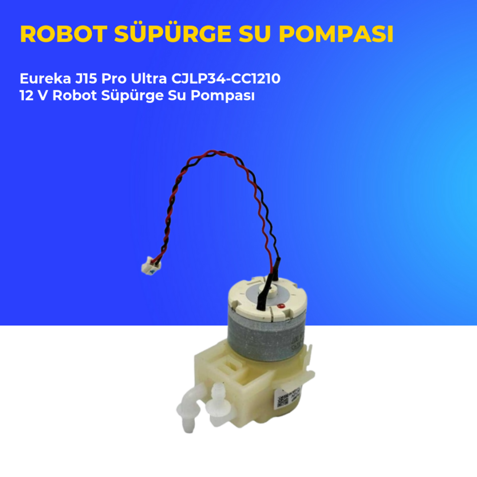 Eureka J15 Pro Ultra CJLP34-CC1210 12 V Robot Süpürge Su Pompası
