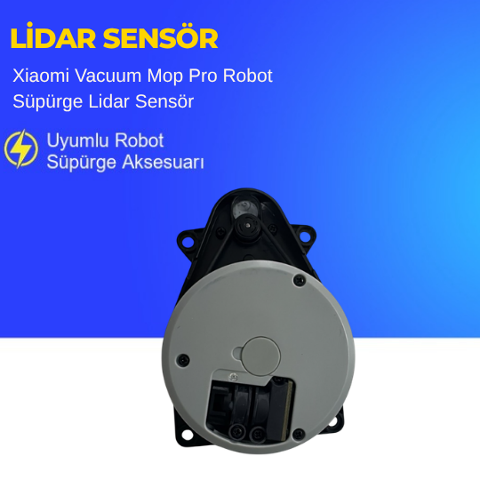 Xiaomi Vacuum Mop Pro Robot Süpürge Lidar Sensör