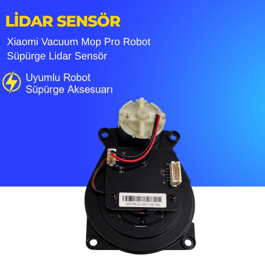 Xiaomi Vacuum Mop Pro Robot Süpürge Lidar Sensör