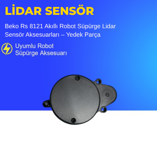 Beko Rs 8121 Akıllı Robot Süpürge Lidar Sensör Aksesuarları – Yedek Parça