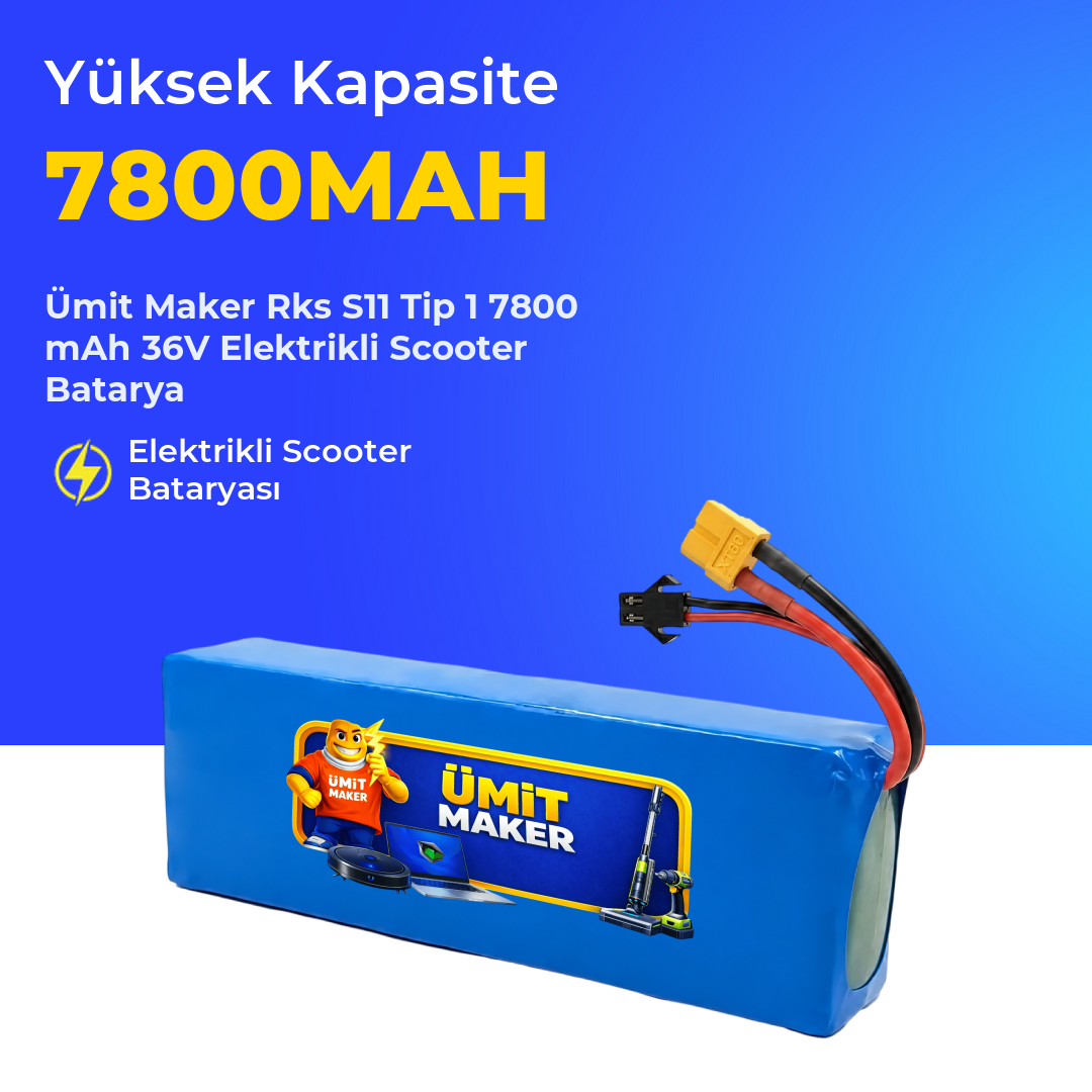 Rks S11 Tip 1 7800 mAh 36V Elektrikli Scooter Batarya