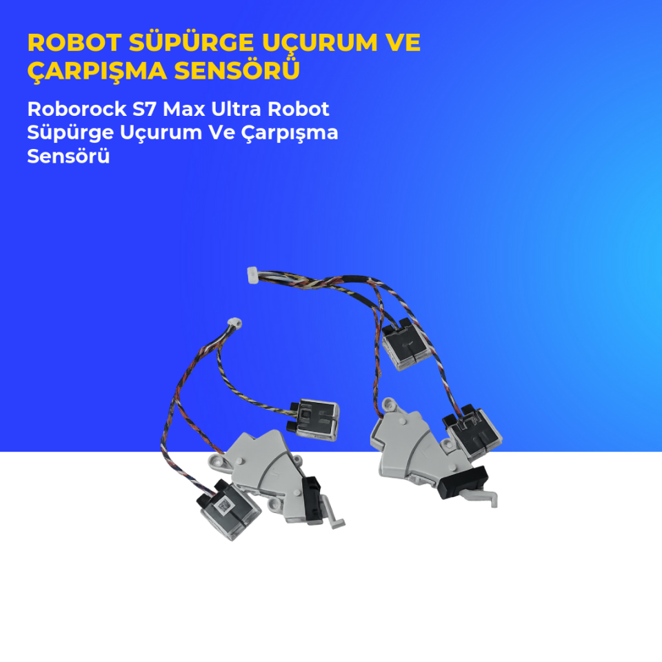 Roborock S7 Max Ultra Robot Süpürge Uçurum Ve Çarpışma Sensörü