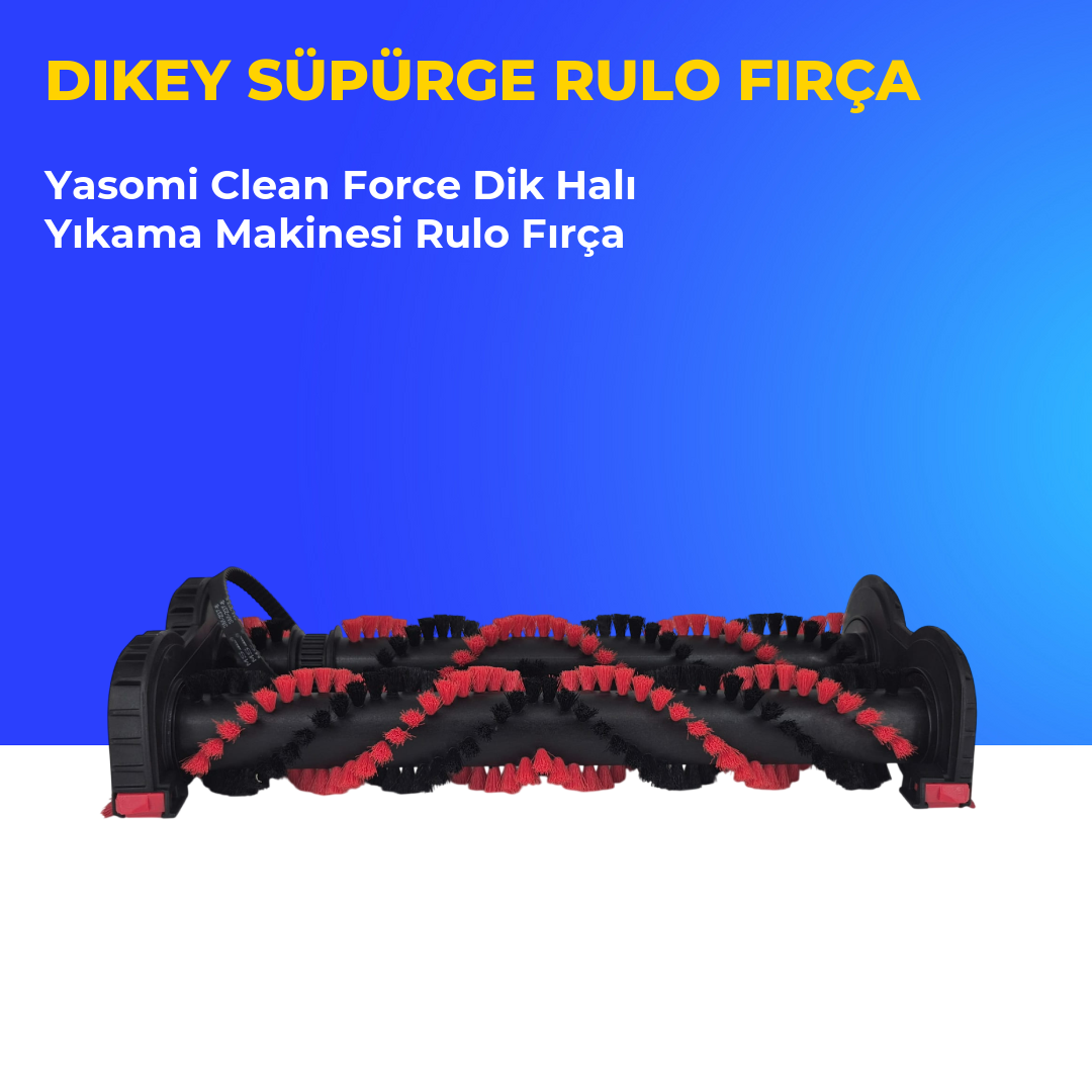 Yasomi Clean Force Dik Halı Yıkama Makinesi Rulo Fırça