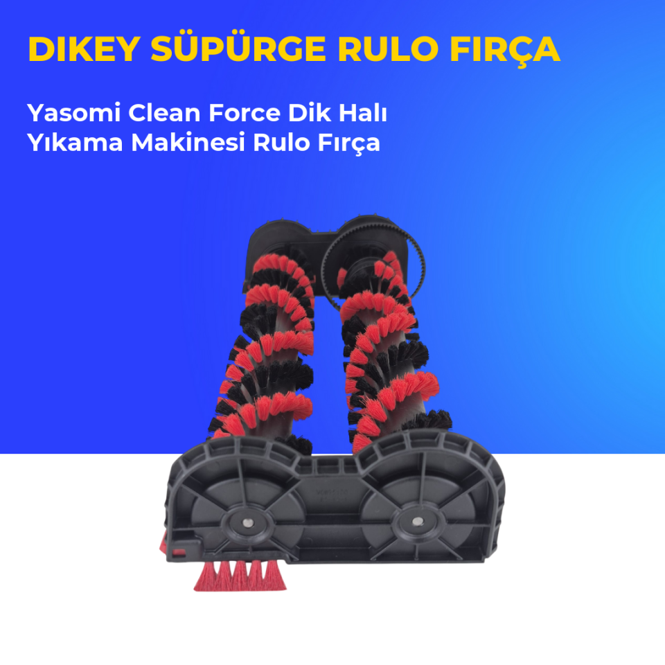 Yasomi Clean Force Dik Halı Yıkama Makinesi Rulo Fırça