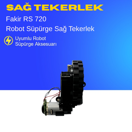 Fakir RS 720 Robot Süpürge Sağ Tekerlek Motoru