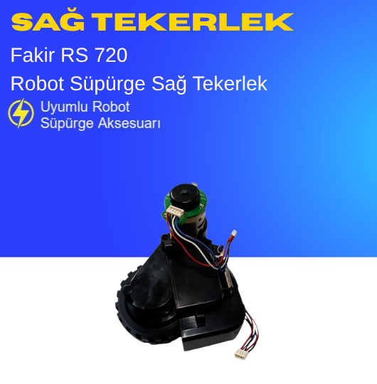 Fakir RS 720 Robot Süpürge Sağ Tekerlek Motoru