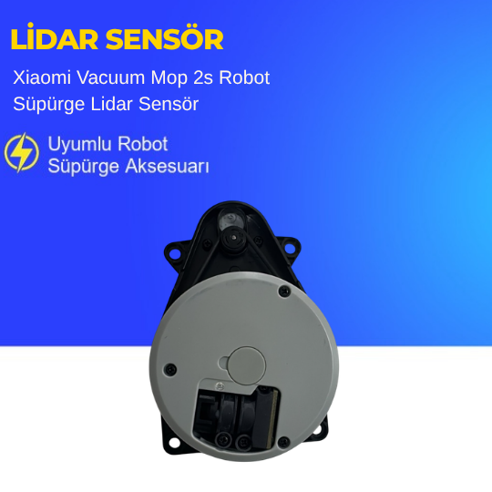 Xiaomi Vacuum Mop 2s Robot Süpürge Lidar Sensör