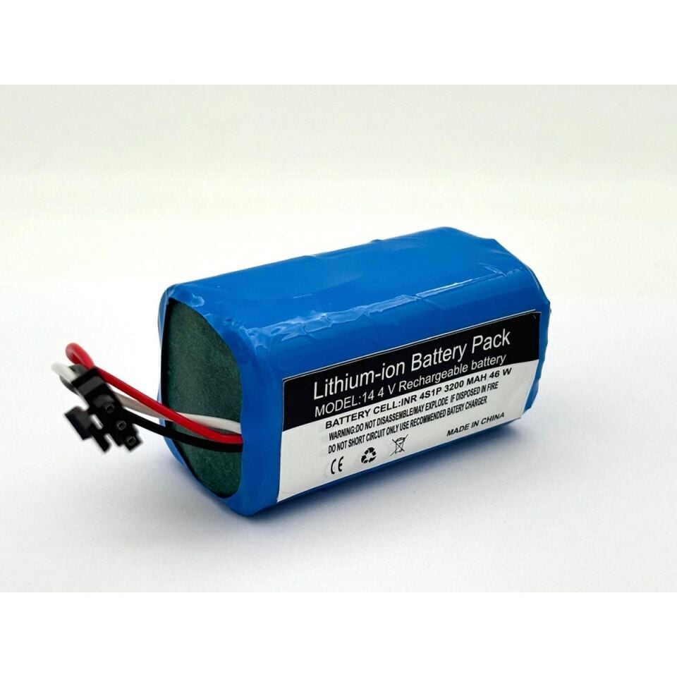 360 S6 Akıllı Robot Robot Süpürge 3200 mAh 14.4 V  Batarya – Orjinal Uyumlu Uzun Ömürlü, Yüksek Performans Pil
