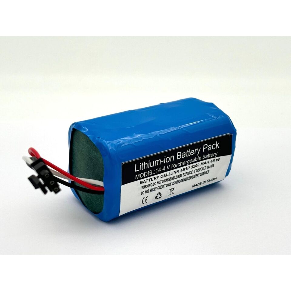 360 S6 Akıllı Robot Robot Süpürge 3200 mAh 14.4 V  Batarya – Orjinal Uyumlu Uzun Ömürlü, Yüksek Performans Pil