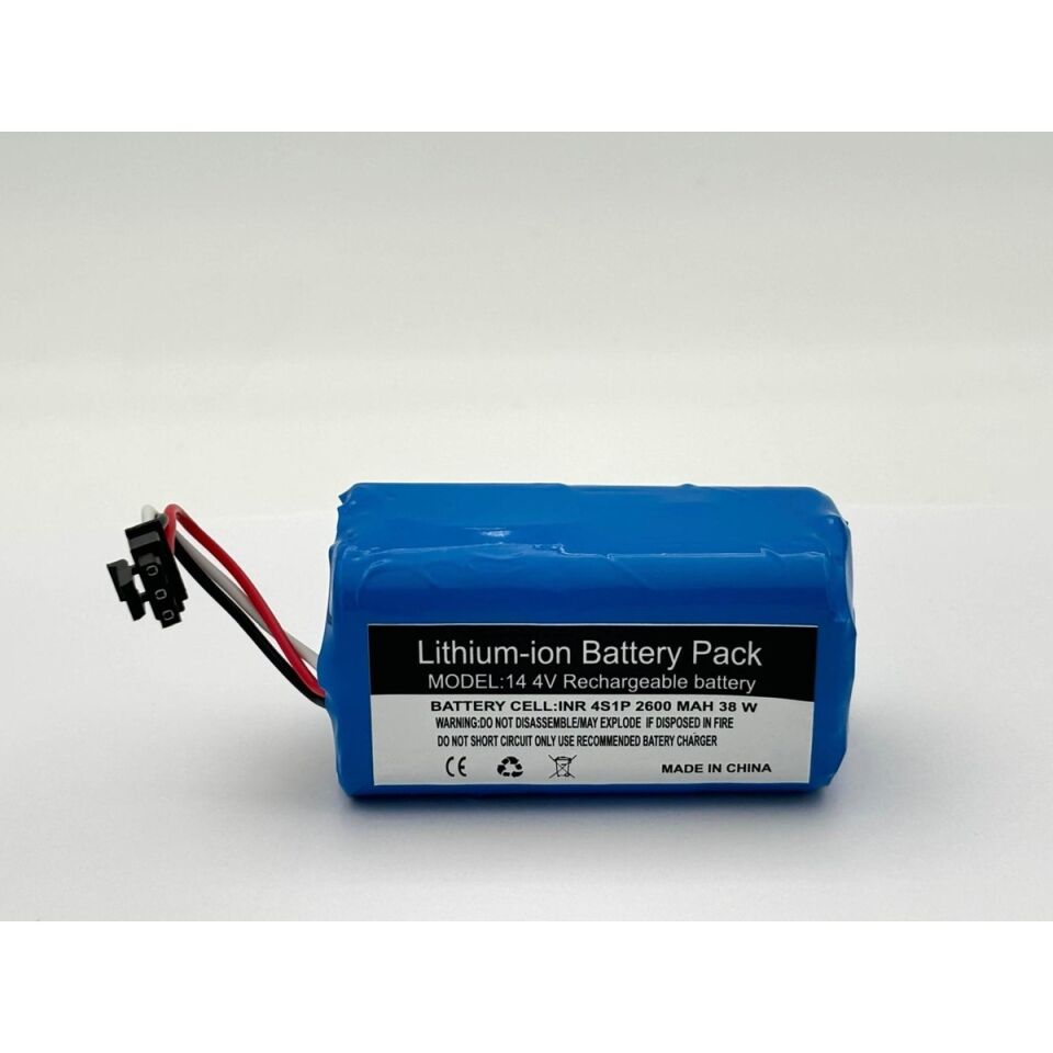 360 S7 Akıllı Robot Robot Süpürge 2600 mAh 14.4 V  Batarya – Orjinal Uyumlu Uzun Ömürlü, Yüksek Performans Pil