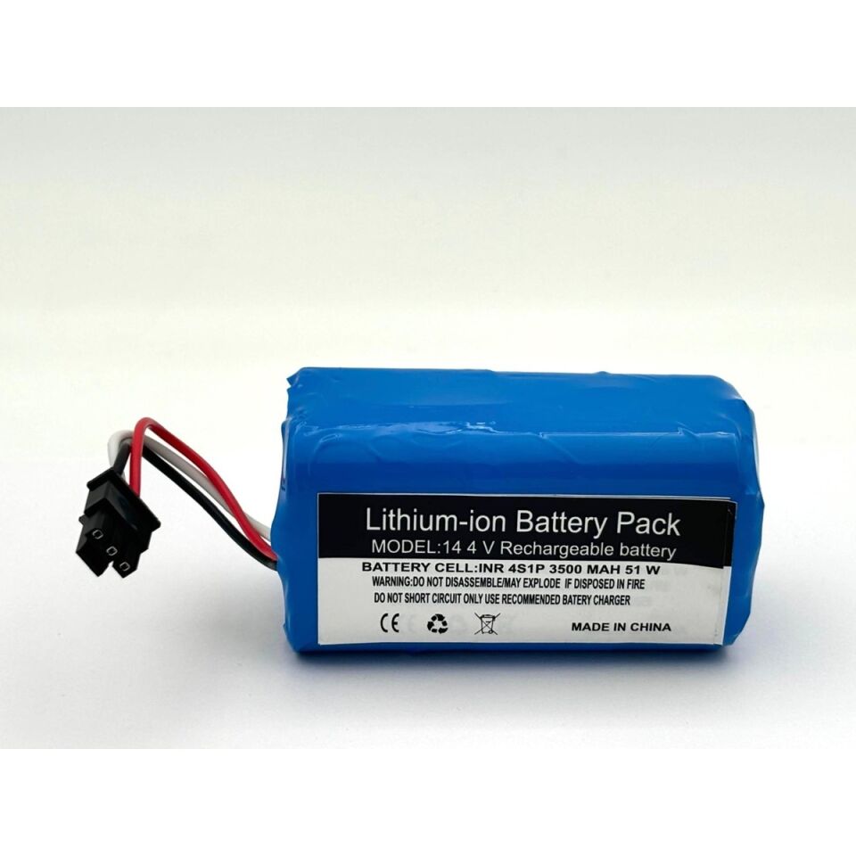 360 S6  Robot Süpürge 3500 mAh 14.4 V  Batarya – Orjinal Uyumlu Uzun Ömürlü, Yüksek Performans Pil