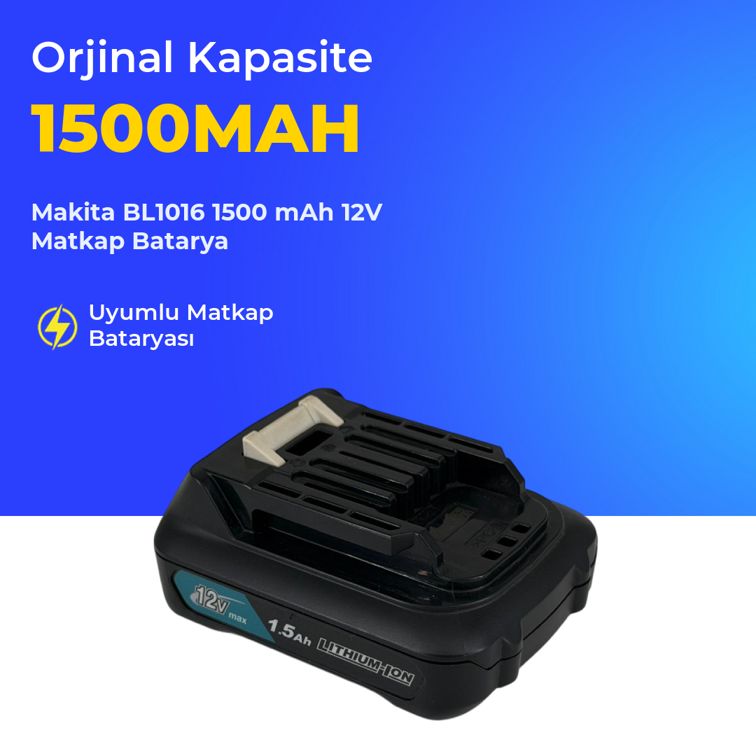 Makita BL1016 1500 mAh 12V Matkap Batarya