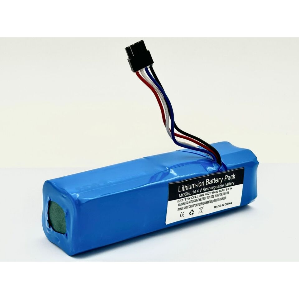 Xiaomi Mop 1C 2in1 STYTJ01ZHM Robot Süpürge 6400 mAh 14.4 V Yanmaz Batarya – Orjinal Uyumlu Uzun Ömürlü, Yüksek Performans Pil