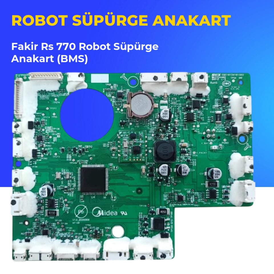 Fakir Rs 770 Robot Süpürge Anakart (BMS)