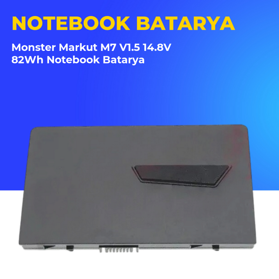 Monster Markut M7 V1.5 14.8V 82Wh Notebook Batarya