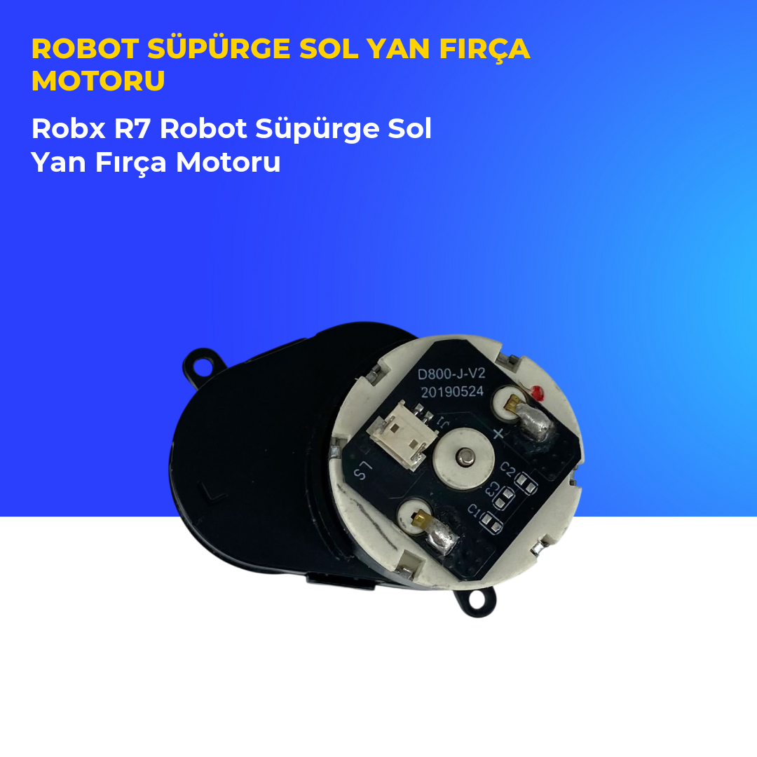 Robx R7 Robot Süpürge Sol Yan Fırça Motoru