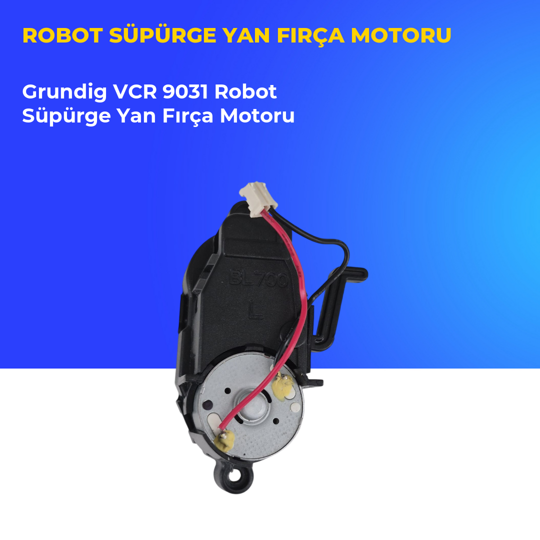 Grundig VCR 9031 Robot Süpürge Yan Fırça Motoru