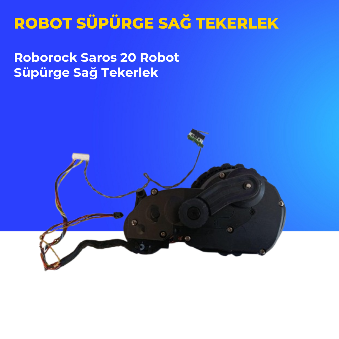 Roborock Saros 20 Robot Süpürge Sağ Tekerlek