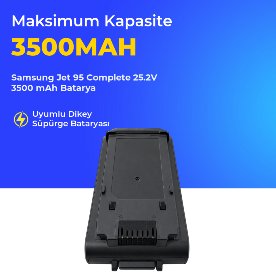 Samsung Jet 95 Complete 25.2V 3500 mAh Batarya