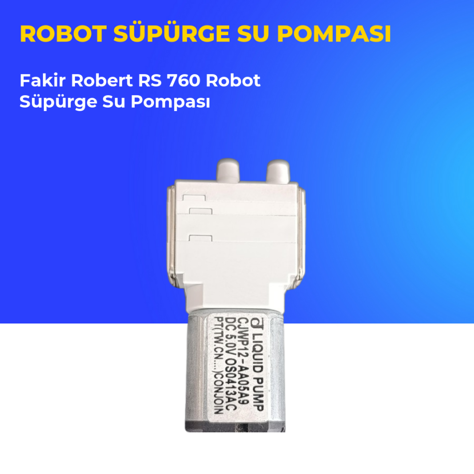 Fakir Robert RS 760 Robot Süpürge Su Pompası