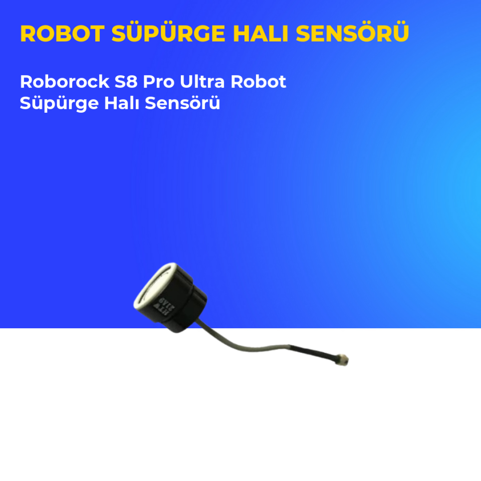 Roborock S8 Pro Ultra Robot Süpürge Halı Sensörü