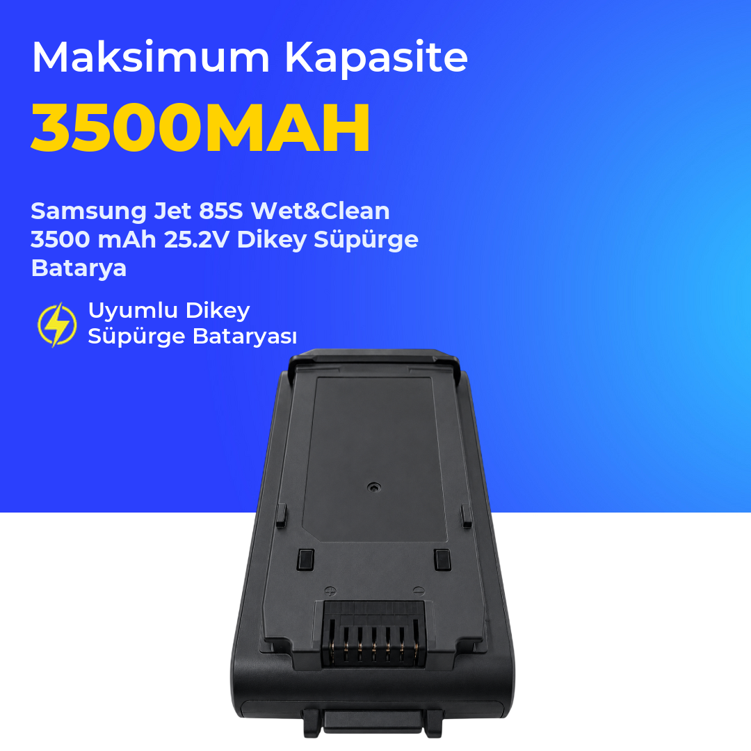 Samsung Jet 85S Wet&Clean 3500 mAh 25.2V Dikey Süpürge Batarya