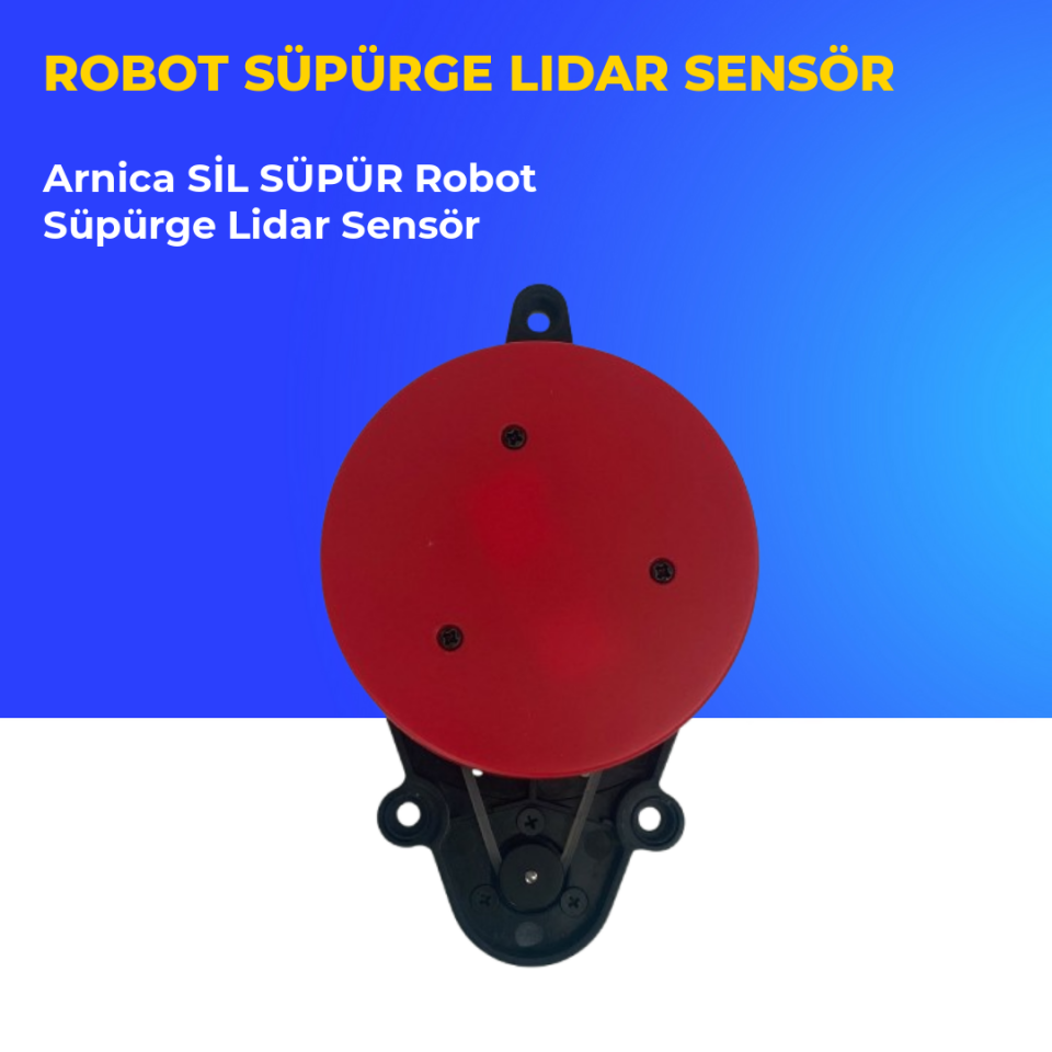 Arnica SİL SÜPÜR Robot Süpürge Lidar Sensör