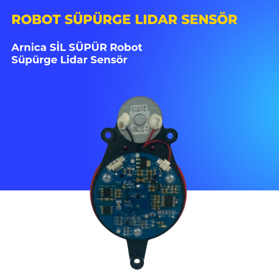 Arnica SİL SÜPÜR Robot Süpürge Lidar Sensör