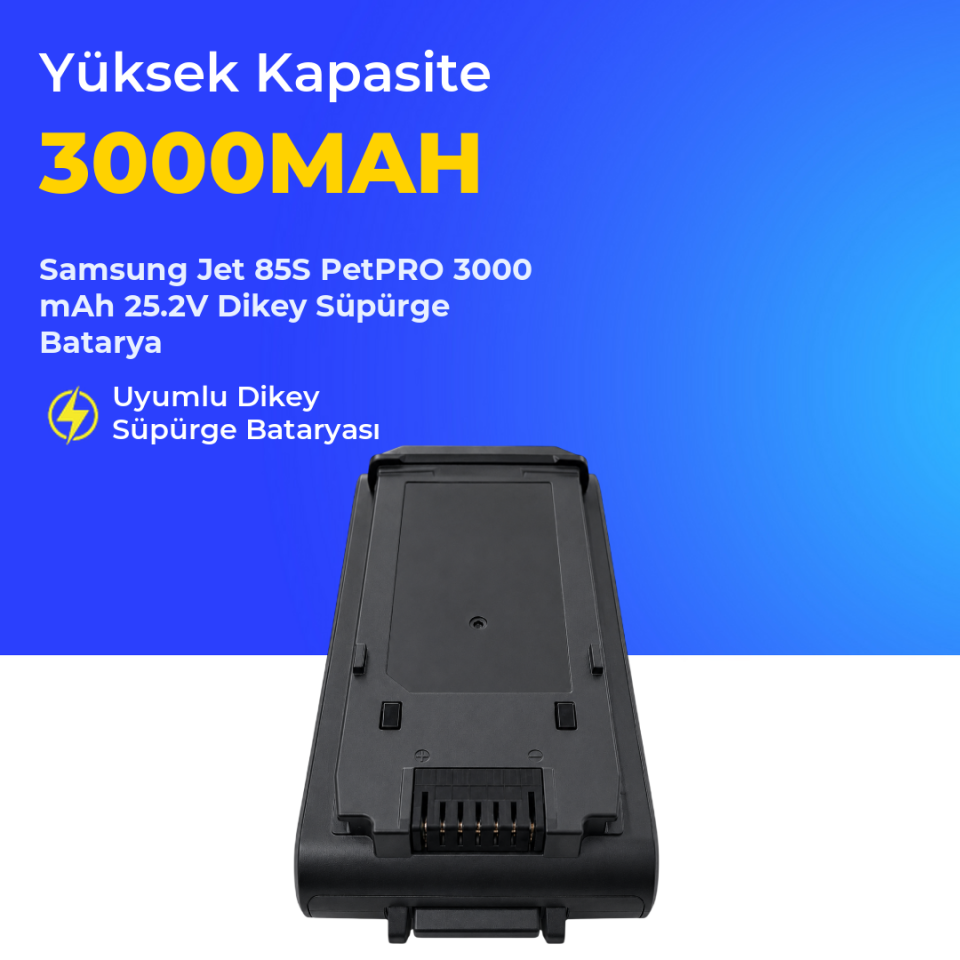 Samsung Jet 85S PetPRO 3000 mAh 25.2V Dikey Süpürge Batarya