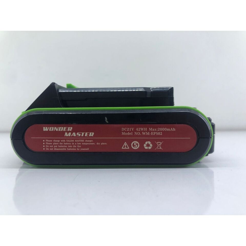 Wonder Master (Oem) 21V 2.0AH Li-Ion Yedek Aku