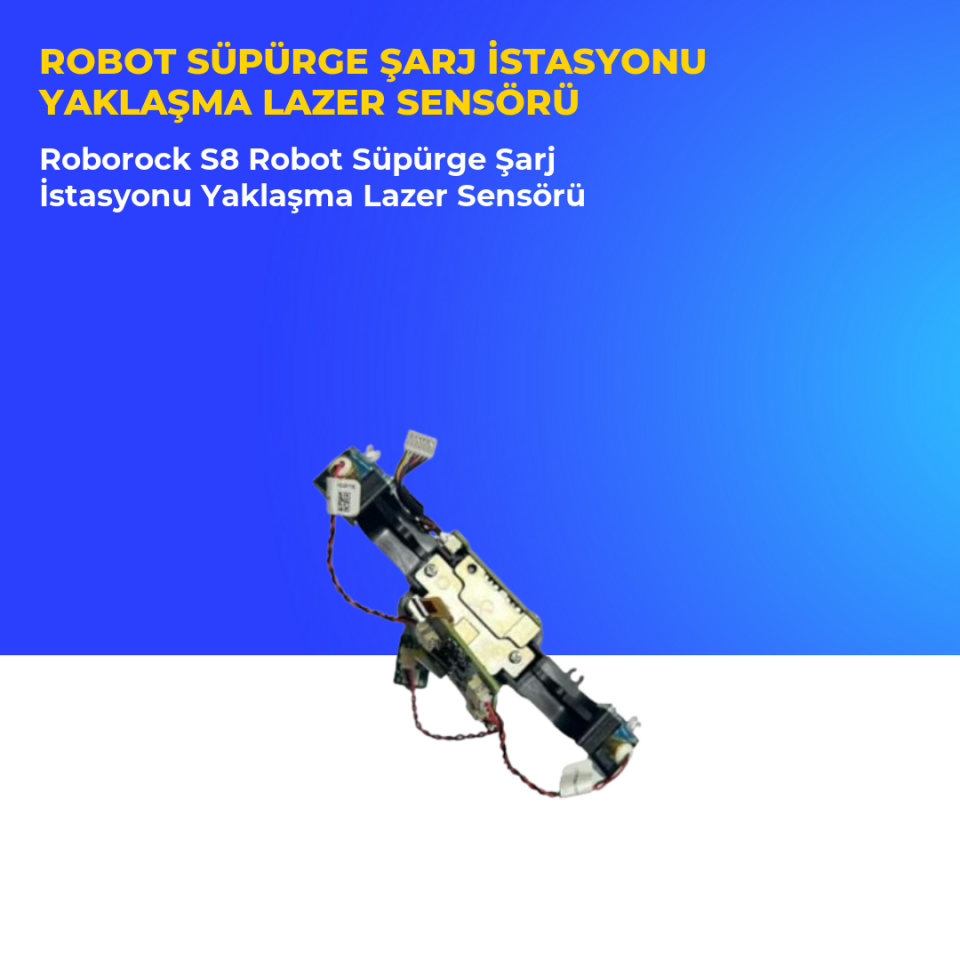 Roborock S8 Robot Süpürge Şarj İstasyonu Yaklaşma Lazer Sensörü