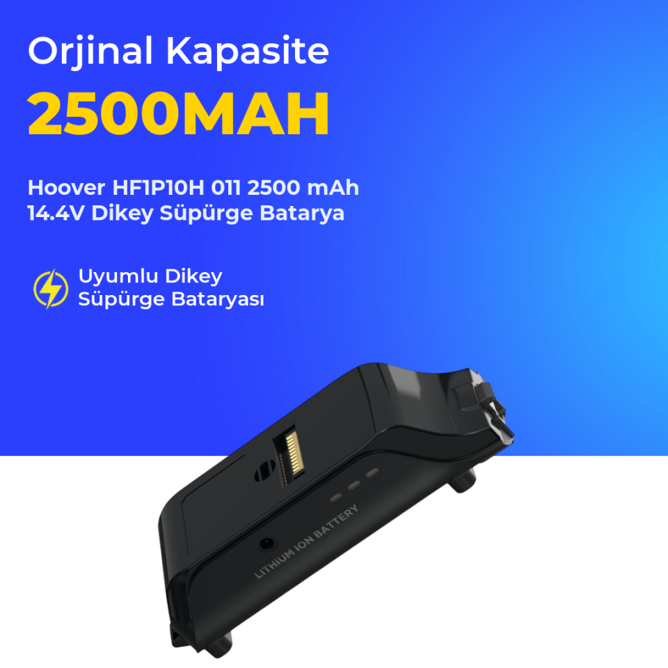 Hoover HF1P10H 011 2500 mAh 14.4V Dikey Süpürge Batarya