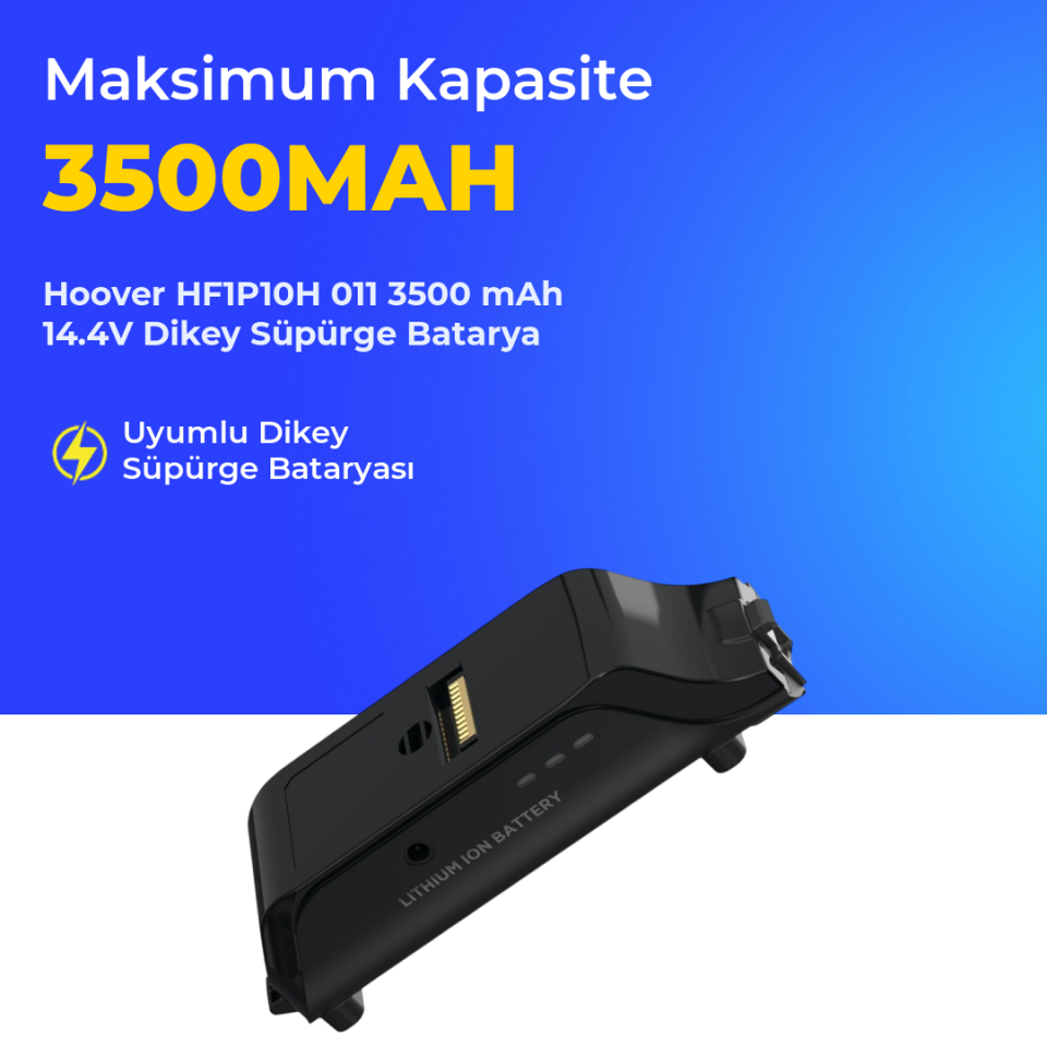Hoover HF1P10H 011 3500 mAh 14.4V Dikey Süpürge Batarya