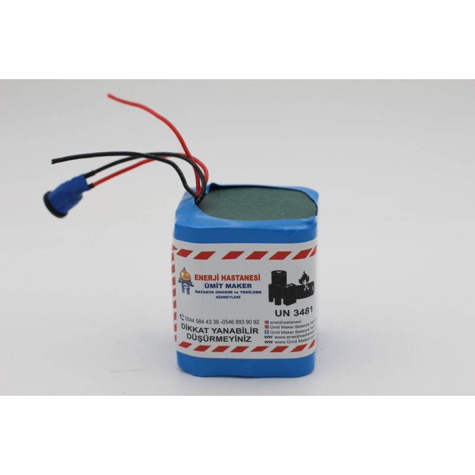 12.6V 10A Lityum Batarya ( Şarj Aleti Hediyedir )