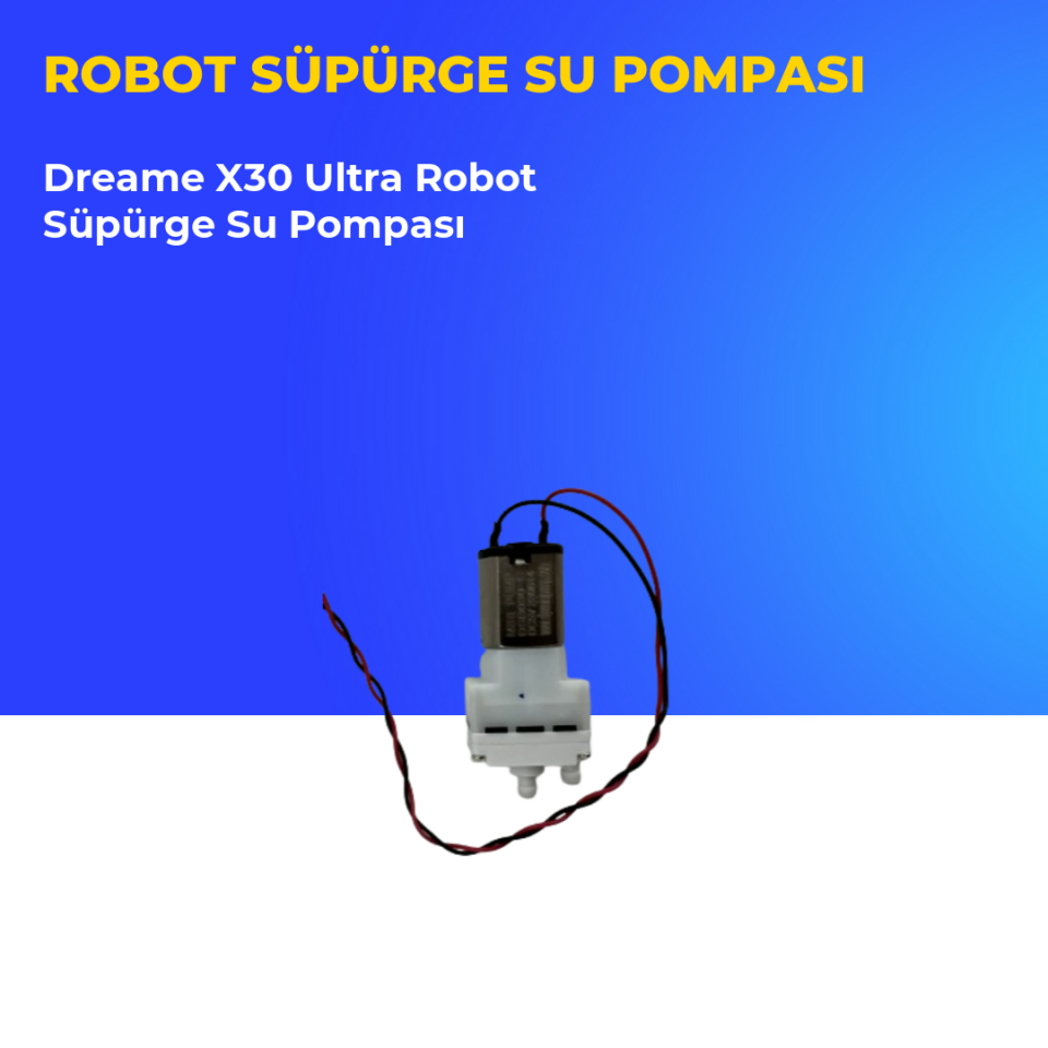 Dreame X30 Ultra Robot Süpürge Su Pompası