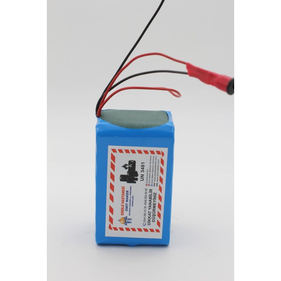 12.6V 25AH Lityum Batarya ( Şarj Aleti Hediyedir )