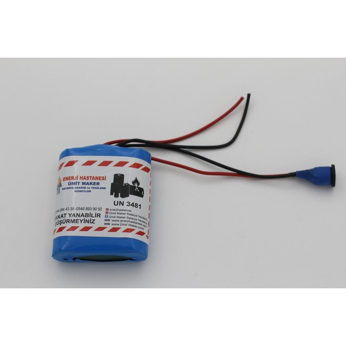 12.6V 5AH Lityum Batarya ( Şarj Aleti Hediyedir )