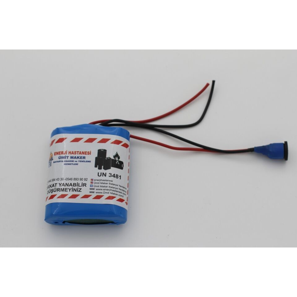 12.6V 5AH Lityum Batarya ( Şarj Aleti Hediyedir )