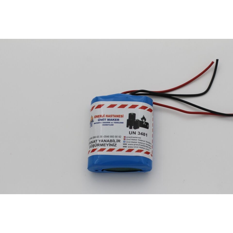 12.6V 5AH Lityum Batarya ( Şarj Aleti Hediyedir )