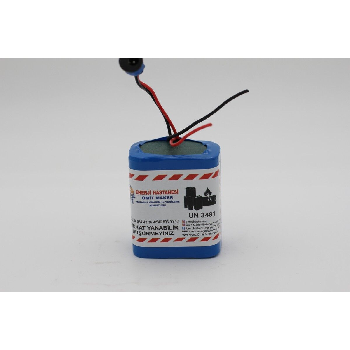 12.6V 6,4 Ah Lityum Batarya (Şarj Aleti Hediyedir.)